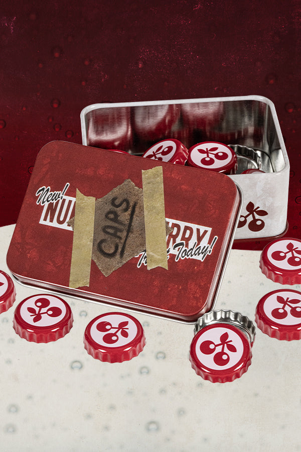 Fallout Bottle Cap Series: Nuka Cherry with Collectible Tin
