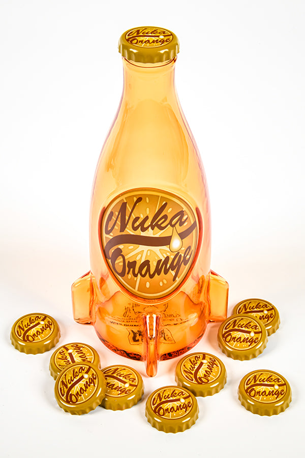 Fallout Nuka-Cola Orange Glass Bottle & Caps - Image 6