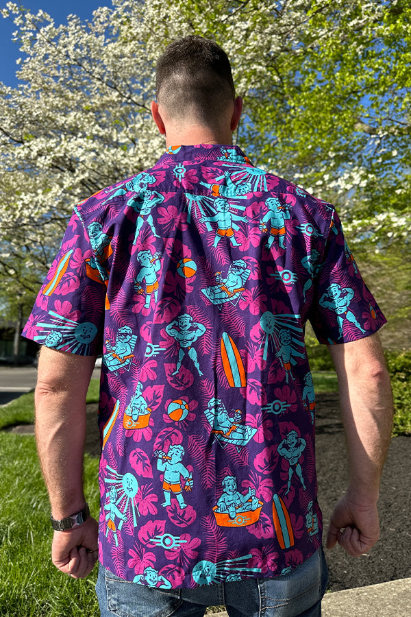 Fallout Vault Boy Summer Aloha Shirt - Image 6