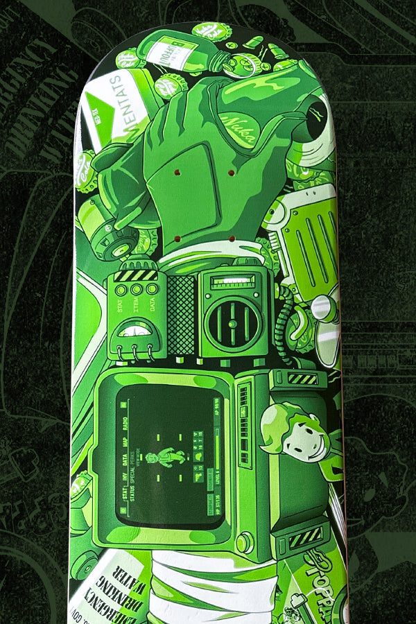 Fallout Wasteland Inventory Skate Deck Pip Variant - Image 3