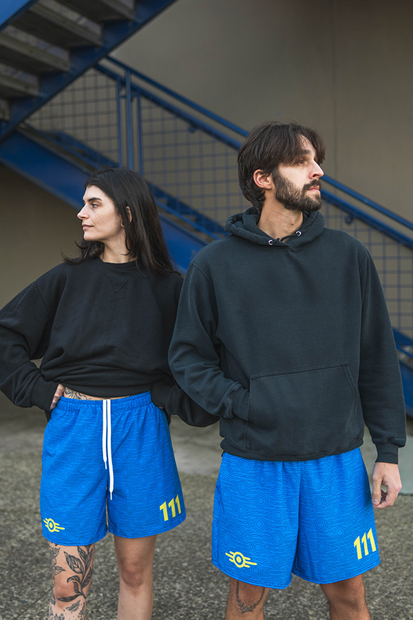 Fallout Vault 111 Athletic Shorts - Image 3