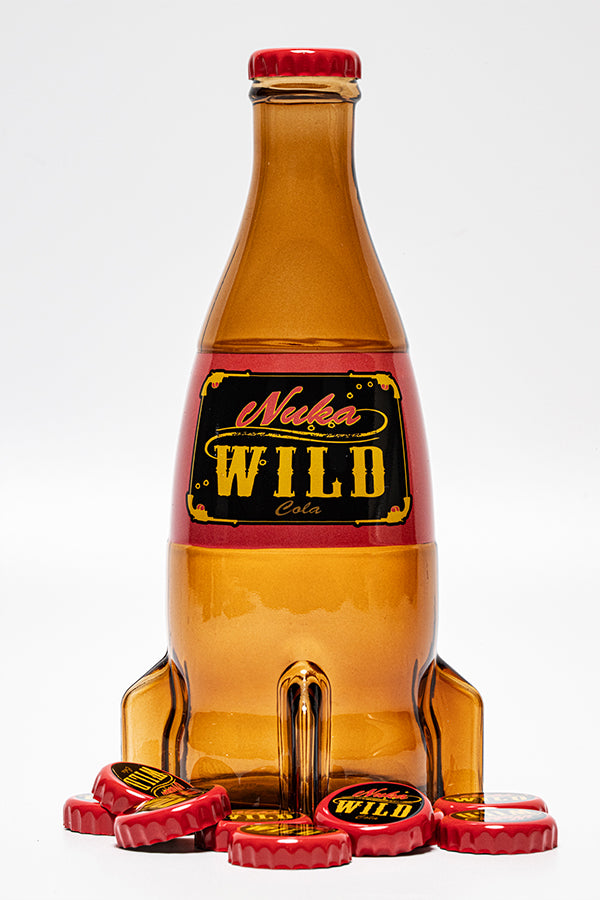 Fallout Nuka-Cola Wild Glass Bottle & Caps - Image 3
