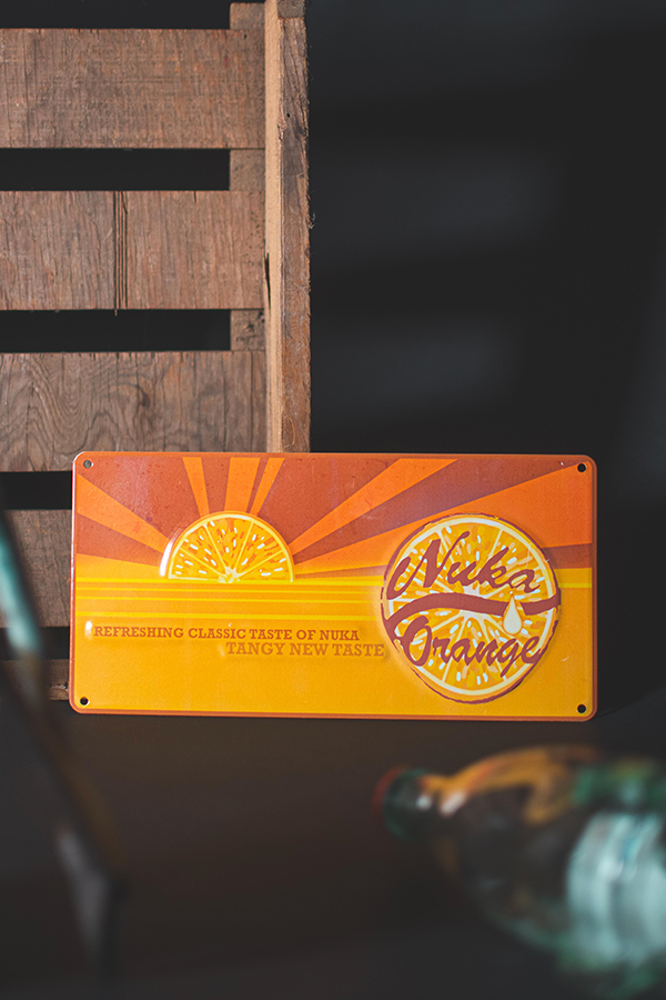 Fallout Nuka Orange Tin Sign - Image 4