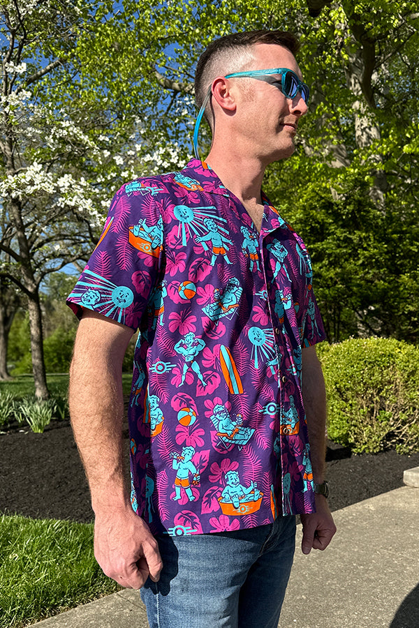 Fallout Vault Boy Summer Aloha Shirt - Image 4