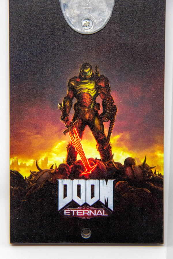 Doom Eternal Key Art Wall Bottle Opener - Image 4