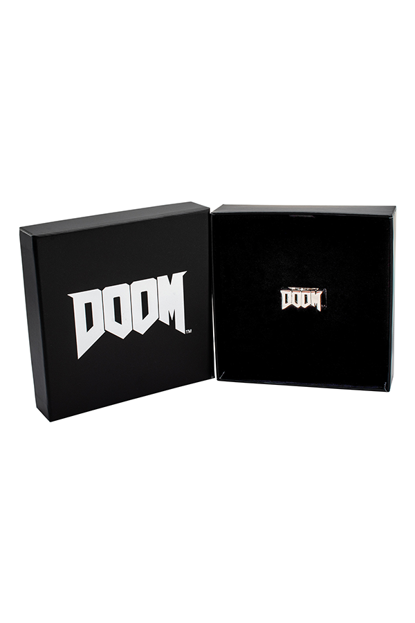 DOOM Classic Logo Metal Ring - Image 5