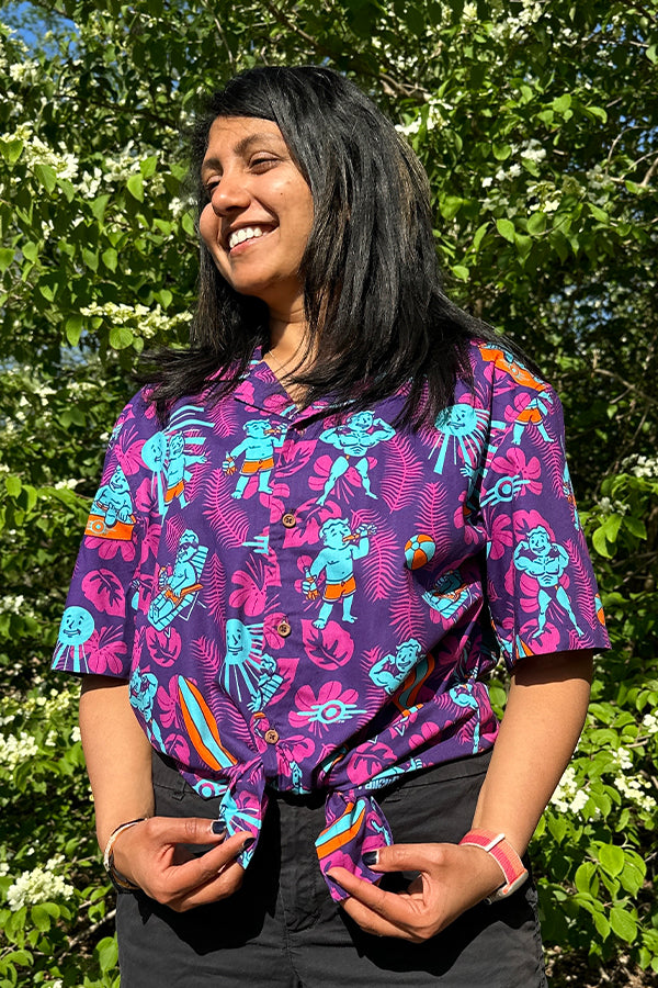 Fallout Vault Boy Summer Aloha Shirt - Image 5