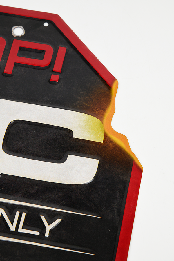 DOOM UAC Security Metal Sign - Image 6