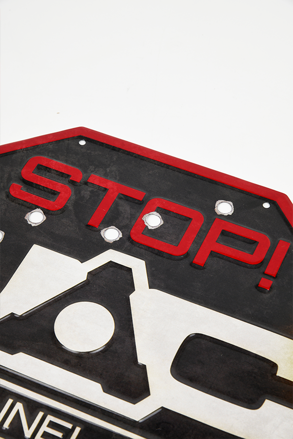 DOOM UAC Security Metal Sign - Image 7