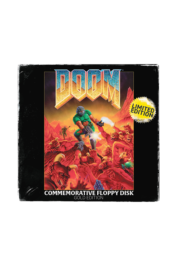 DOOM Floppy Disk Limited Edition Imitation Gold Plated Replica - Image 8