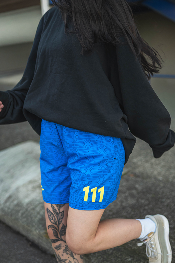 Fallout Vault 111 Athletic Shorts - Image 7