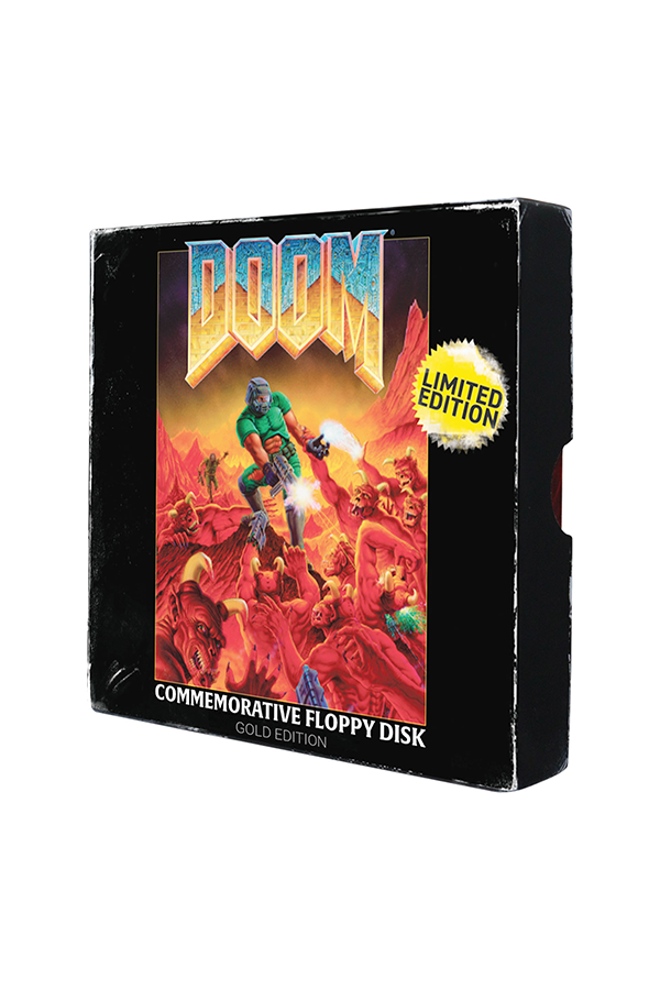 DOOM Floppy Disk Limited Edition Imitation Gold Plated Replica - Image 9